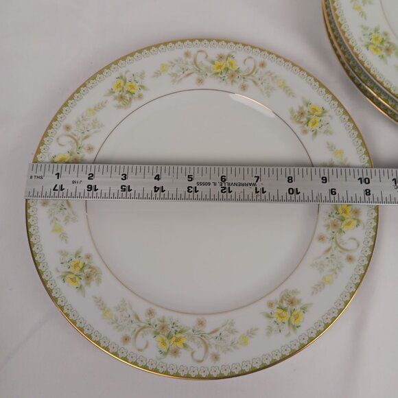 (4) Mikasa Greenbriar Fine China Dinner Plate L2014 10 1/2in - Picture 5 of 6
